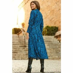 Sosandar Black Abstract Print Shirt Dress -Sosandar unnamed file 1020