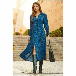 Sosandar Black Abstract Print Shirt Dress -Sosandar unnamed file 1021