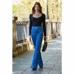 Sosandar Black Sweetheart Neck Corset Top -Sosandar unnamed file 1434