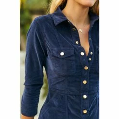 Sosandar Blue Velvet Popper Dress 4 Sosandar Blue Velvet Popper Dress -Sosandar unnamed file 144