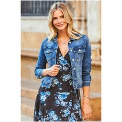 Sosandar Blue Denim Jacket -Sosandar unnamed file 2160