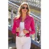 Sosandar Pink Denim Jacket
