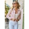 Sosandar Pink Denim Jacket
