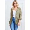 Sosandar Green Cargo Jacket