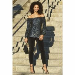 Sosandar Black Regular Velvet Skinny Jeans -Sosandar unnamed file 2536