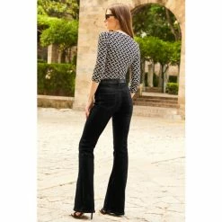 Sosandar Black Kickflare Jean -Sosandar unnamed file 2574