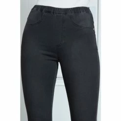 Sosandar Charcoal Regular Perfect Jeggings -Sosandar unnamed file 2605