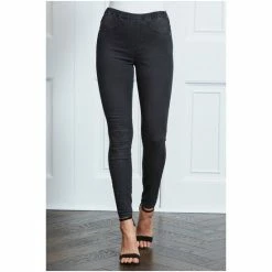 Sosandar Charcoal Regular Perfect Jeggings -Sosandar unnamed file 2607