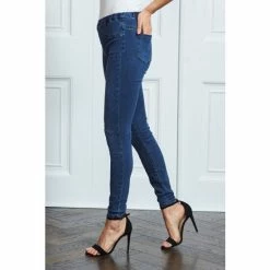 Sosandar Blue Soft Touch Jegging -Sosandar unnamed file 2610