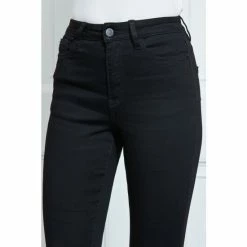 Sosandar Black Regular Sculpting Skinny Jeans 2 Sosandar Black Regular Sculpting Skinny Jeans -Sosandar unnamed file 2628