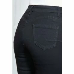 Sosandar Black Regular Sculpting Skinny Jeans 3 Sosandar Black Regular Sculpting Skinny Jeans -Sosandar unnamed file 2629