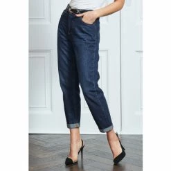 Sosandar Blue Girlfriend Jeans