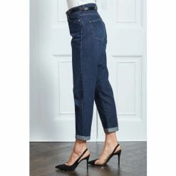 Sosandar Blue Girlfriend Jeans -Sosandar unnamed file 2650