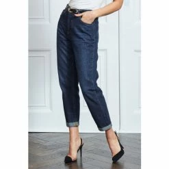 Sosandar Blue Indigo Girlfriend Jeans