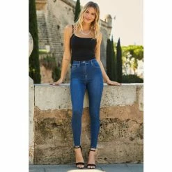 Sosandar Blue Comfort Jean 3 Sosandar Blue Comfort Jean -Sosandar unnamed file 2693