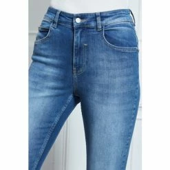 Sosandar Blue Petite Perfect Skinny With Raw Hem -Sosandar unnamed file 2705