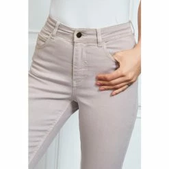 Sosandar Neutral Perfect Skinny Jeans -Sosandar unnamed file 2742