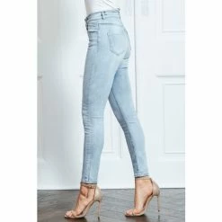 Sosandar Blue Perfect Skinny Jeans -Sosandar unnamed file 2747