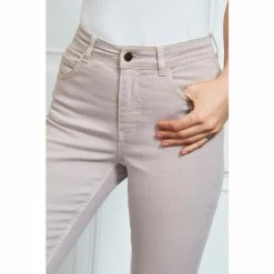 Sosandar Neutral Perfect Skinny Jeans -Sosandar unnamed file 2766
