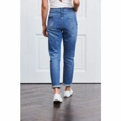 Sosandar Blue Regular Boyfriend Jean -Sosandar unnamed file 2770