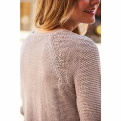 Sosandar Neutral Tape Yarn Jumper -Sosandar unnamed file 2891