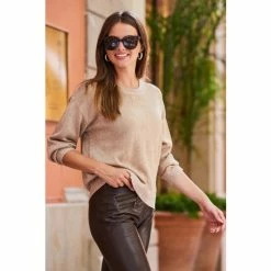 Sosandar Multi Metallic Knit Jumper