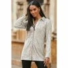 Sosandar Gold Sequin Shirt