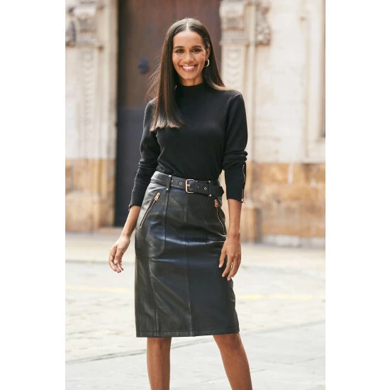 unnamed-file-3689.jpg Sosandar Black Leather Pencil Skirt With Rose Gold Metalwork -Sosandar unnamed file 3689