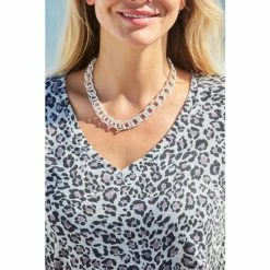 Sosandar Grey Animal Leopard Print Premium Tshirt -Sosandar unnamed file 3696