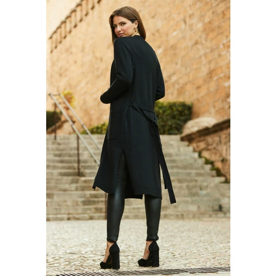 unnamed-file-4027.jpg Sosandar Black Longline Belted Cardigan With Pockets -Sosandar unnamed file 4027