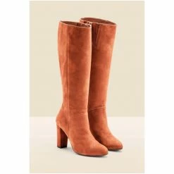 Sosandar Black Knee High Boot -Sosandar unnamed file 4277