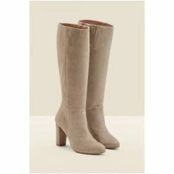 Sosandar Black Knee High Boot -Sosandar unnamed file 4280