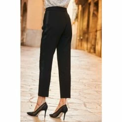 Sosandar Black Tuxedo Trouser -Sosandar unnamed file 4373