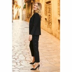Sosandar Black Tuxedo Trouser -Sosandar unnamed file 4374