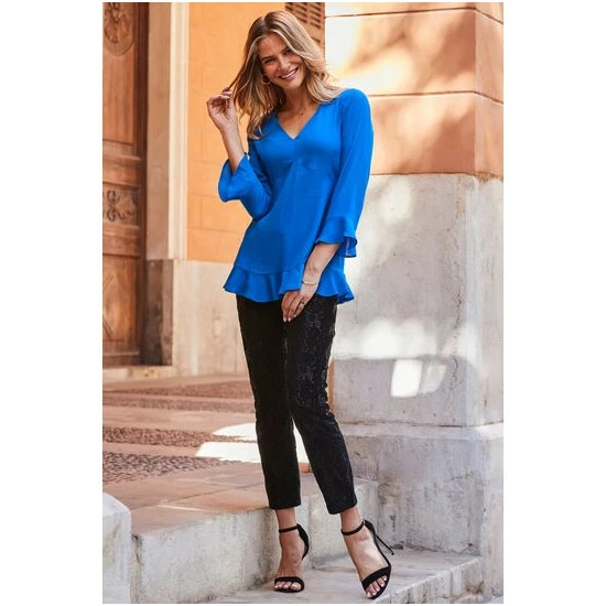 unnamed-file-4544.jpg Sosandar Blue Ruffle Hem Tunic -Sosandar unnamed file 4544