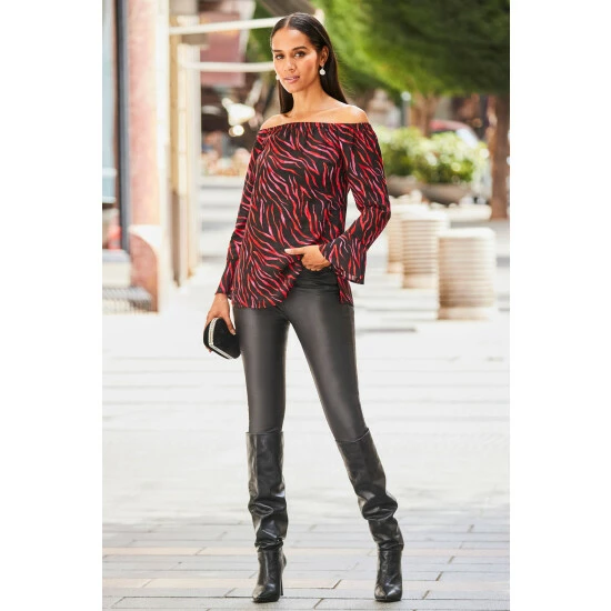 unnamed-file-4558.jpg Sosandar Print Animal Printed Tunic Bardot -Sosandar unnamed file 4558