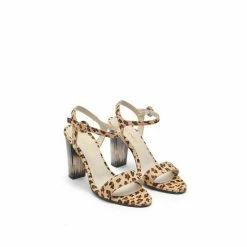 Sosandar Brown Leopard Perspex Heel Sandal -Sosandar unnamed file 4714