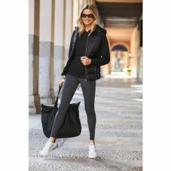 Sosandar Black Round Neck Chill-Out Sweatshirt -Sosandar unnamed file 4790