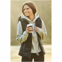 Sosandar Black Padded Gilet -Sosandar unnamed file 4809