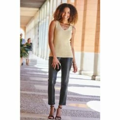 Sosandar Gold Metallic Vest 3 Sosandar Gold Metallic Vest -Sosandar unnamed file 4866