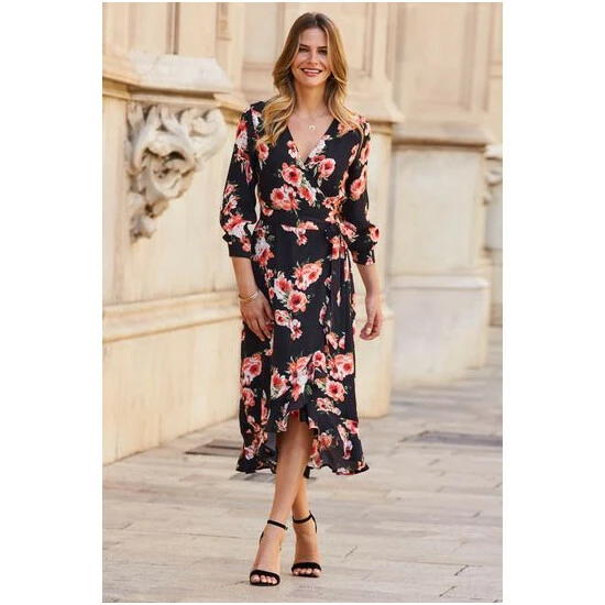 unnamed-file-688.jpg Sosandar Black Floral Ruffle Wrap Dress -Sosandar unnamed file 688