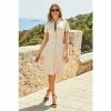 Sosandar Cream Shirt Dress